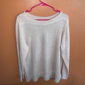 NWT Croft&Barrow Light Pink glitter Sweater